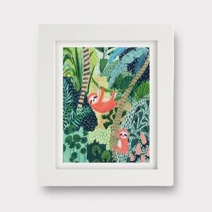 🦥 {PRICE FIRM} UO Ambers Textiles Jungle Sloth Art Print 18x24